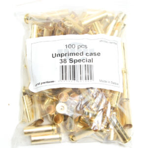 Prvi Partizian Unprimed Brass 38 Special (100)