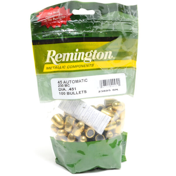 Remington .451 / 45 230 Gr Metallic Coated  (100)