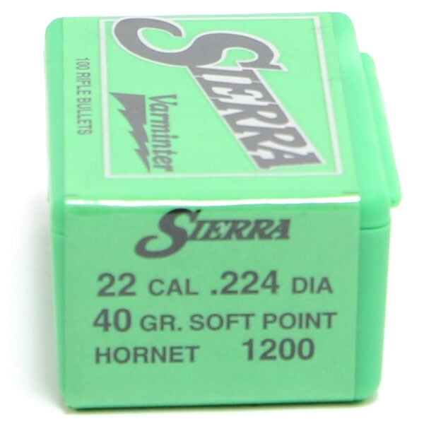 Sierra .224 / 22 40 Grain Hornet Varminter (100)