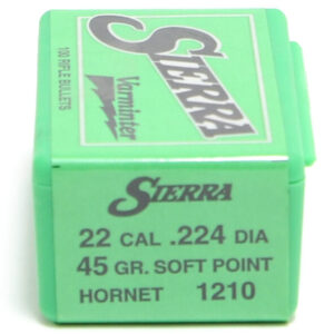 Sierra .224 / 22 45 Grain Hornet Varminter (100)
