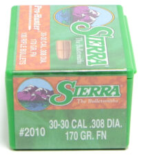 Sierra .308 / 30-30 170 Grain Flat Nose (100)