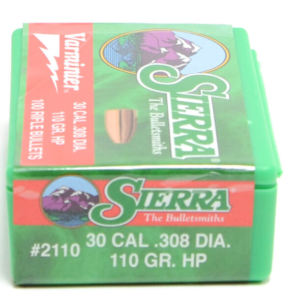 Sierra .308 / 30 110 Grain Hollow Point Varminter (100)