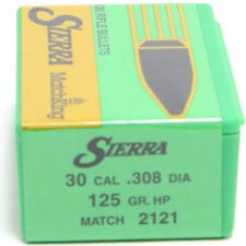 Sierra .308 / 30 125 Grain Hollow Point Matchking (100)