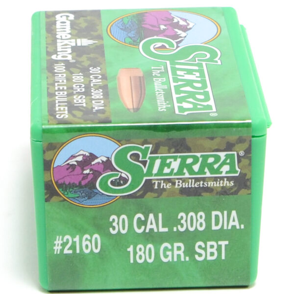 Sierra .308 / 30 180 Grain Spitzer Gameking (100)