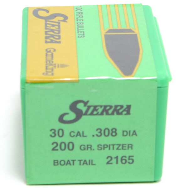 Sierra .308 / 30 200 Grain Spitzer Gameking (100)