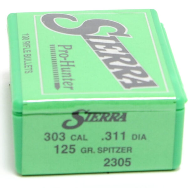 Sierra .311 / 303 125 Grain Spitzer Pro-Hunter (100)