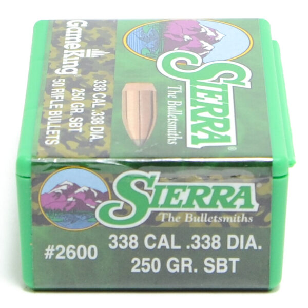 Sierra .338 / 338 250 Grain Spitzer Gameking (50)