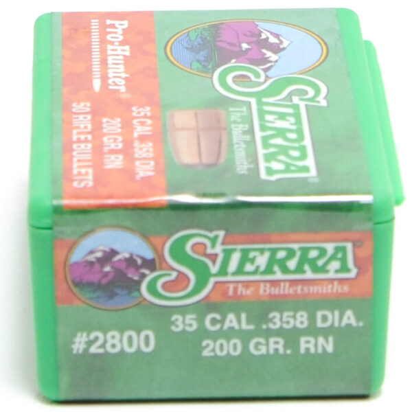 Sierra .358 / 35 200 Grain Round Nose Pro-Hunter (50)