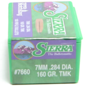 Sierra .284 / 7mm 160 Grain Tipped MatchKing (100)