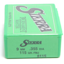 Sierra .355 / 9mm 115 Grain Full Metal Jacket (100)