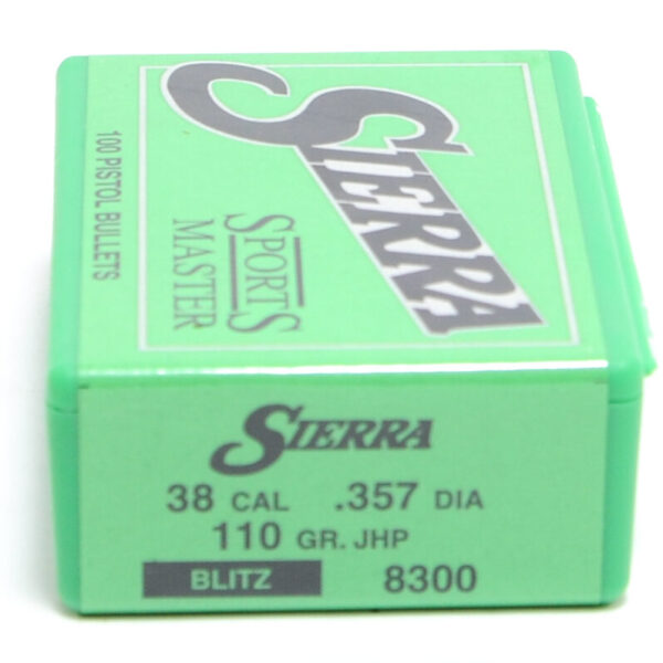 Sierra .357 / 38 110 Grain Jacketed Hollow Cavity BlitzKing (100)