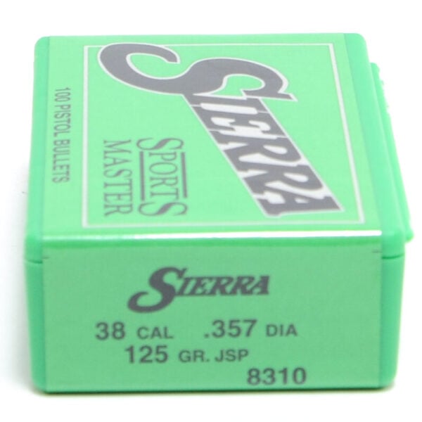 Sierra .357 / 38 125 Grain Jacketed Soft Point (100)