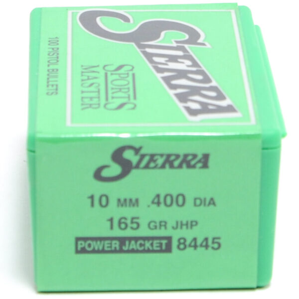 Sierra .40 / 10mm 165 Grain Jacketed Hollow Point (100)