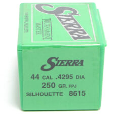 Sierra .4295 / 44 250 Grain Flat Point Jacketed Match (100)