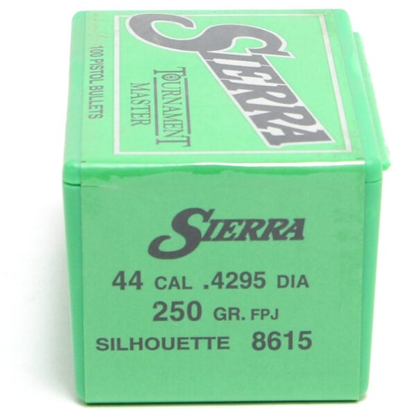 Sierra .4295 / 44 250 Grain Flat Point Jacketed Match (100)