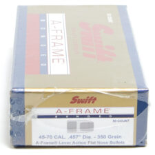 Swift .457 / 45-70 350 Grain A-Frame Flat Nose (50)