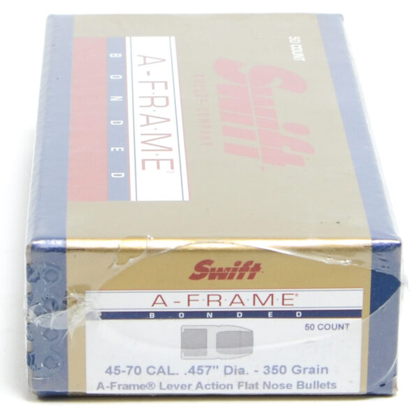 Swift .457 / 45-70 350 Grain A-Frame Flat Nose (50)