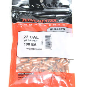 Winchester .224 / 22 50 Grain Pointed Soft Point (100)