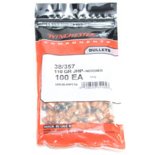 Winchester .357 / 38 110 Grain Jacketed Hollow Point (100)