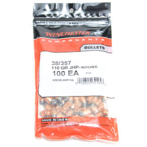Winchester .357 / 38 110 Grain Jacketed Hollow Point (100)
