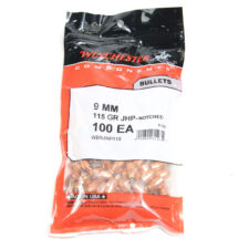 Winchester .355 / 9mm 115 Grain Jacketed Hollow Point (100 ct.)