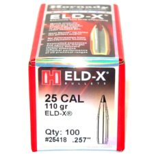 Hornady .257 / 25 110 Grain ELD-X (Extremely Low Drag Hunting) (100)