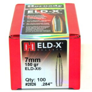 Hornady .284 / 7mm 150 Grain ELD-X (Extremely Low Drag Hunting) (100)