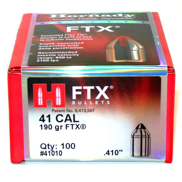 Hornady .410 / 41 190 Grain FTX (Flex Tip) (100)