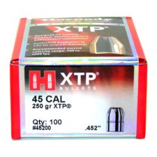 Hornady .452 / 45 250 Grain XTP Hollow Point (eXtreme Terminal Performance) (100)
