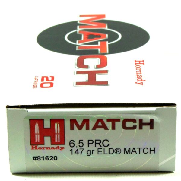 Hornady Ammo 6.5 Prc 147 Grain ELD-M (Extremly Low Drag) Match (20)