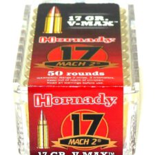 Hornady 17 Mach2 17 Grain V MAX Ammunition