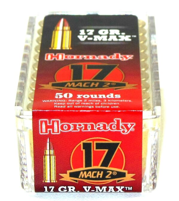 Hornady Ammo 17 Matchch2 17 Grain V-MAX (50)