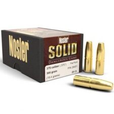 Nosler .375 / 36 300 Grain Flat Point Dangerous Game Solid (25)