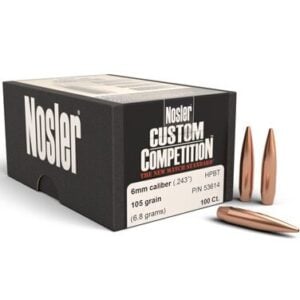 Nosler .243 / 6mm 105 Grain Hollow Point Boat Tail (100)