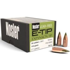 Nosler .308 / 30 110 Grain E-Tip (Lead Free) (50)