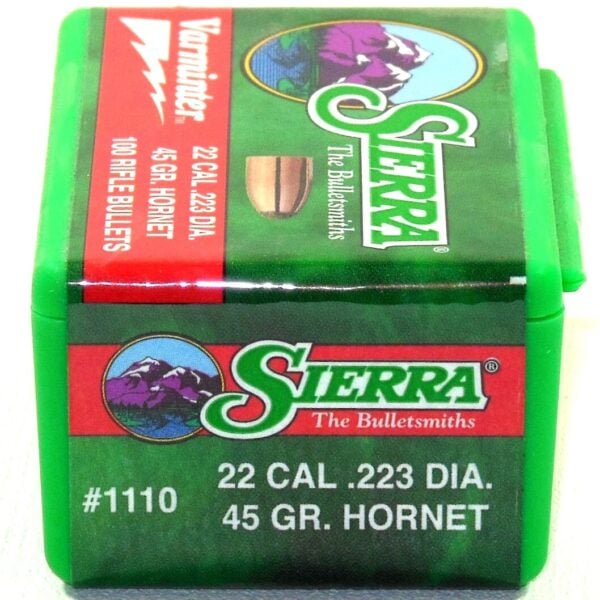 Sierra .223 / 22 45 Grain Hornet Varminter (100)