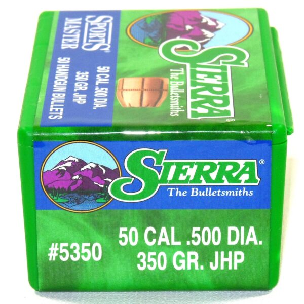 Sierra .500 / 50 350 Grain Jacketed Hollow Point (50)