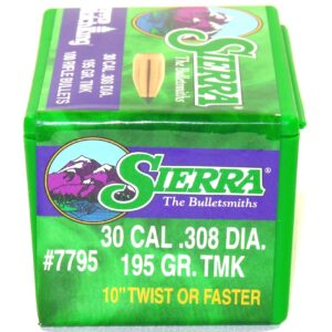 Sierra .308 / 30 195 Grain Tipped MatchKing (100)