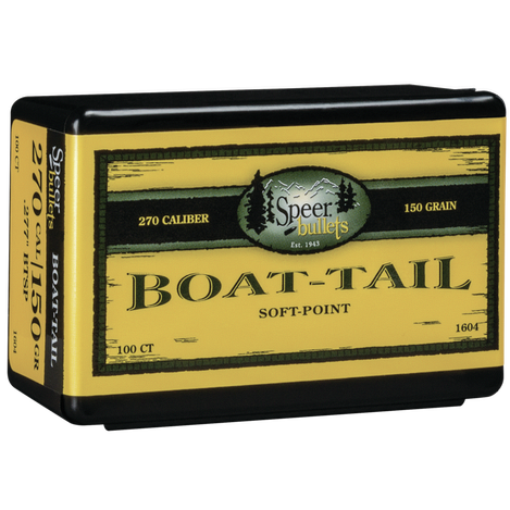 Speer .277 / 270 150 Grain Soft Point Boat Tail (100)