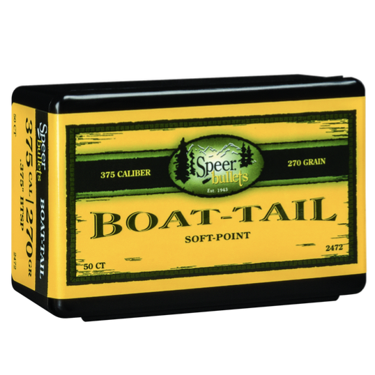 Speer .375 / 36 270 Grain Boat Tail Soft Point (50)