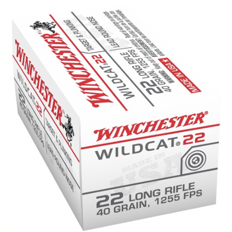 Winchester Wildcat 22 LR 40 Grain Lead Round Nose (50)