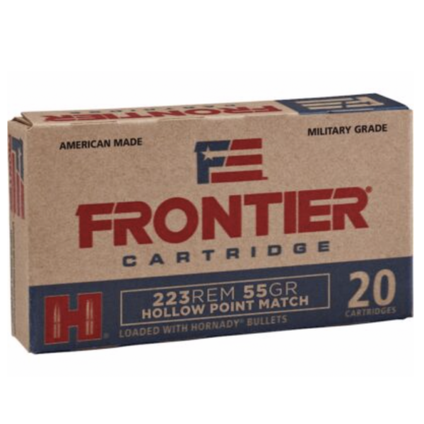 Frontier 223 Rem 55 Gr Hornady Hollow Point Match (20)