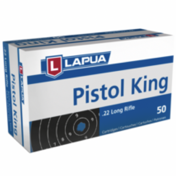 Lapua 22LR 40 Grain Lead Round Nose Pistol King (50)