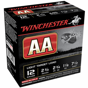 Winchester Shotshell Ammo 12 Ga 1 1/8 Oz #7.5 2 3/4" AA 1145 FPS (25)