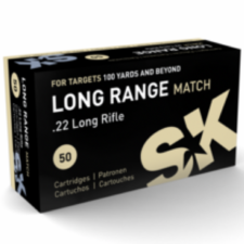 SK Ammo 22LR 40 Grain Lead Round Nose Long Range Match (50)