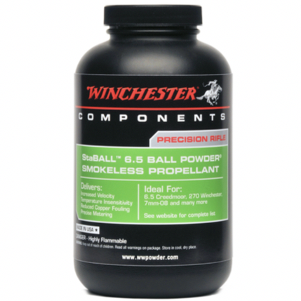 Winchester StaBall 6.5 smokeless powder | Powder Valley