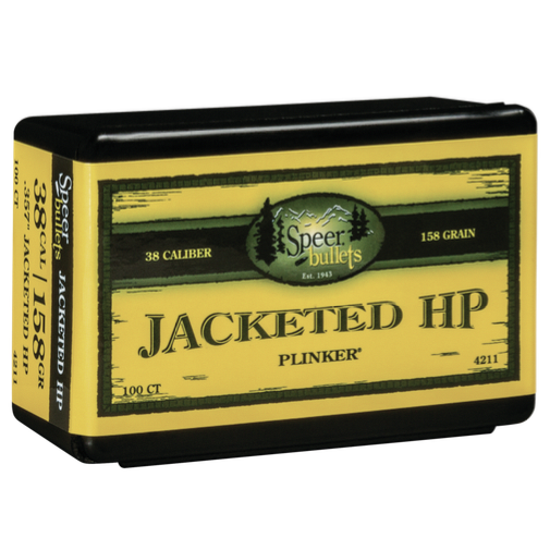 Speer .357 / 38 158 Grain Jackted Hollow Point (100)