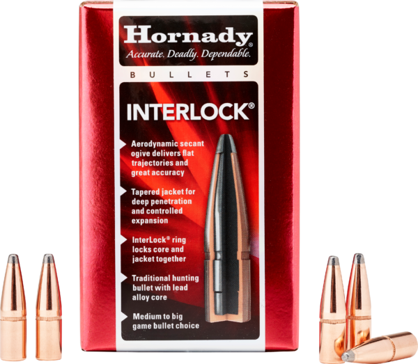 Hornady 45 Caliber 245 Grain .452 Diameter Interlock Soft Point Bullet