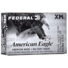 Federal 223 Remington 55 Grain American Eagle FMJBT Ammunition