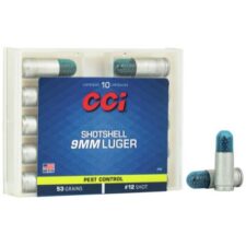 CCI 9mm 53 Gr #12 Shot Shell Pest Control (10)